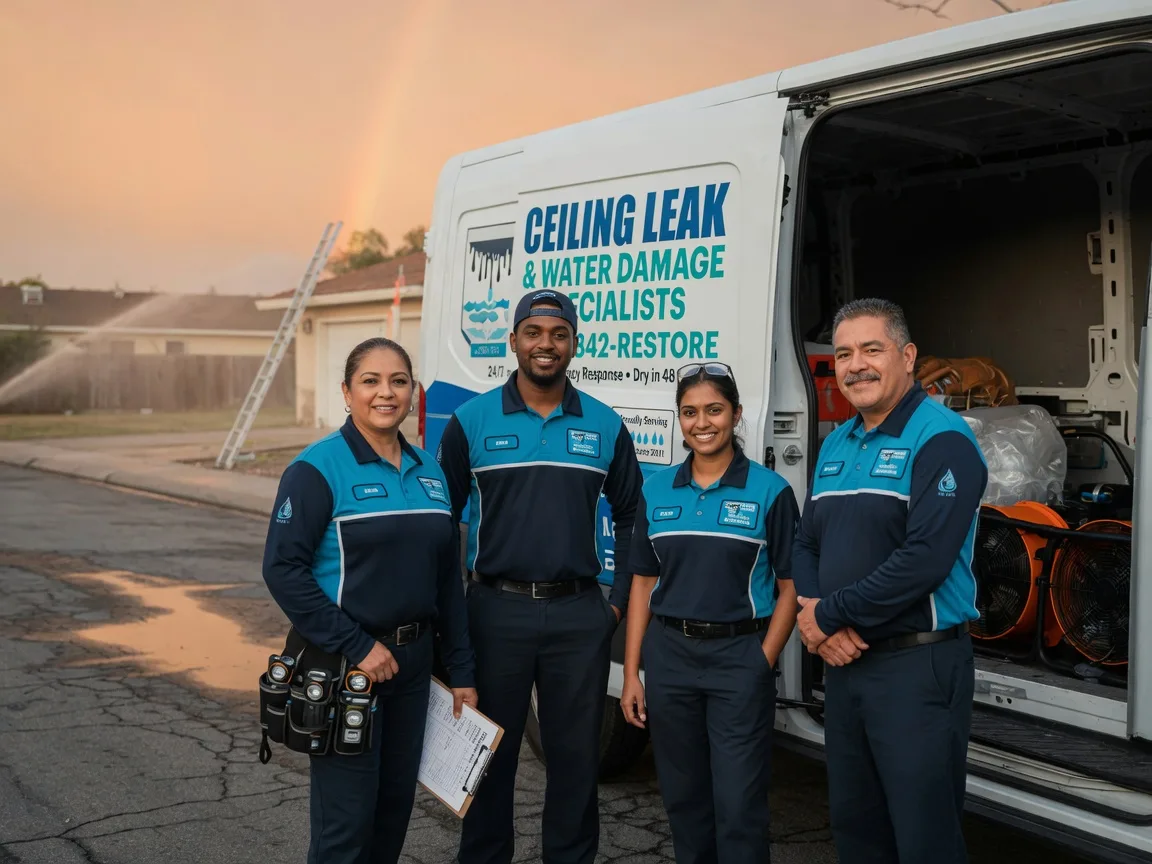 Ceiling Leak Cleanup company in Alvada, OH
